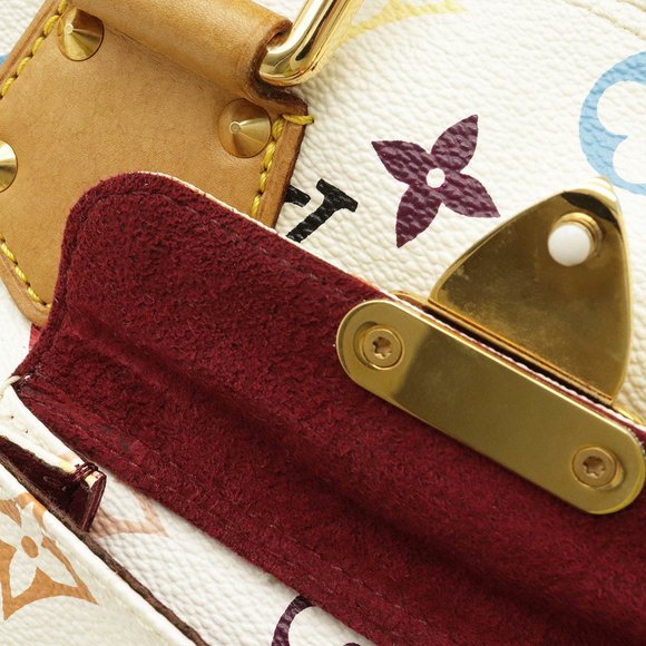 LOUIS VUITTON Louis Vuitton Monogram Multicolor Speedy 30 Handbag Bronze Whit... - Picture 7 of 8